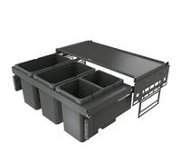 Naber Cox® Base 360 S/900-4, Collecteur de déchets pour tiroirs à casseroles, sans couvercle anthracite, H 360 mm