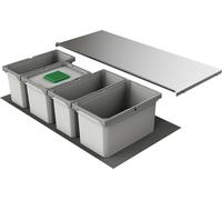 Naber Cox® Box 1T 1000-4 Collecteur de déchets, gris clair. - Poubelle