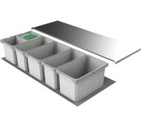 Naber Cox® Box 1T 1200-6 Collecteur de déchets, gris clair. - Poubelle