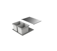 Naber, Cox Box 1T 600-2 N40. Collecteur de déchets, gris clair - Poubelle