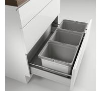 Naber, Cox Box 1T 800-3 N40. Collecteur de déchets, gris clair - Poubelle