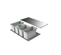 Naber Cox® Box 1T 900-4 Collecteur de déchets, gris clair. - Poubelle