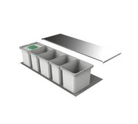 Naber Cox® Box 275 K/1200-5, collecteur de déchets pour tiroirs existants, avec couvercle