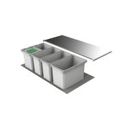 Naber Cox® Box 275 S/1000-5 Collecteur de déchets pour tiroirs existants, gris clair