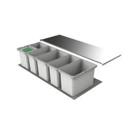 Naber Cox® Box 275 S/1200-6 Collecteur de déchets pour tiroirs existants, gris clair