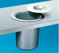 Naber Dassa 4. collecteur de déchets, acier inoxydable avec insert en aluminium. - Poubelle