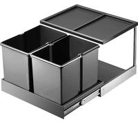 Naber Double Shorty plus. Collecteur de déchets, anthracite. - Poubelle