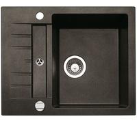 Naber Evier encastré Corto 615 Largeur d'armoire 50 cm Granit lava 1106087