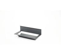 Naber, Linero MosaiQ Porte-rouleau de papier. Simple, graphite noir - Systèmes de rails