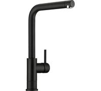 NABER Mitigeur monocommandé Arco 5 BASSE PRESSION Robinet de fenêtre en noir mat avec bec fixe
