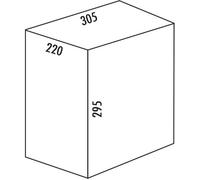 Naber Seau de rechange, anthracite (16 litres). - Poubelle