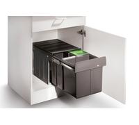 Naber Trio Master 3 DS. Collecteur de déchets, anthracite. - Poubelle