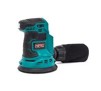 NAC NEW AMERICAN CONCEPT Ponceuse excentrique 125 mm - Ponceuse avec système d'aspiration - Ponceuse pour bois - Ponceuse sans fil - Sans batteries ni chargeur