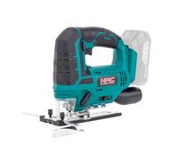 NAC Scie Sauteuse sans Fil 20V, Batterie 2Ah, 0-2700 tr/min, Bois 80 mm | Scie sauteuse métal, lame T, angle 0-45°, 3 modes pendulaires, guide parallèle, raccord aspirateur, alu 12 mm, acier 5 mm