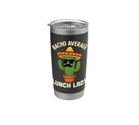 Nacho Déjeuner moyen Lady Cinco De Mayo Fiesta Mexicaine Femme Gobelet isotherme en acier inoxydable double paroi