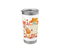 Nacho Déjeuner moyen Lady Cinco de Mayo Fiesta mexicaine Gobelet isotherme en acier inoxydable double paroi