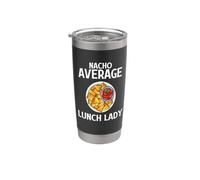 Nacho Déjeuner moyen Lady Mexican Mom Cafétéria School Gobelet isotherme en acier inoxydable double paroi