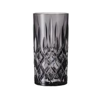 Nachtmann 105443 Noblesse Lot de 2 verres à cocktail longs en cristal Gris fumé 395 ml