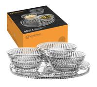 Nachtmann Bol à tapas ETHNO 190 ml – set de 3 avec plateau – transparent