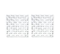Nachtmann Assiette Bossa Nova 14cm Lot de 2 Transparent