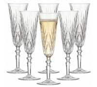 Nachtmann Spiegelau 0092953-0 Palais Lot de 6 flûtes à champagne en cristal 140 ml