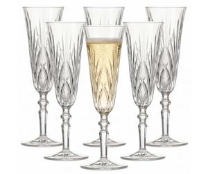 Nachtmann Spiegelau 0092953-0 Palais Lot de 6 flûtes à champagne en cristal 140 ml