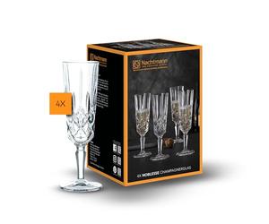 Nachtmann Spiegelau Noblesse Z109580 Lot de 4 flûtes à champagne en verre Transparent