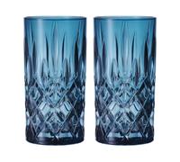 Nachtmann Verres Noblesse Longdrink 39.5 cl lot de 2 Vintage blue