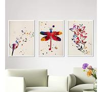 Nacnic Pack de feuilles pour encadrer Natura. Affiches de style aquarelle avec des images de la nature. Décoration d'intérieur. Papier 250 grmes au format 24x30 Cm. Sans cadre.