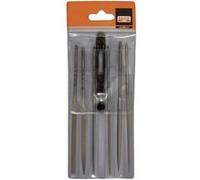 Nadelfeilenset 6pcs. 160mm dans sacoche en plastique 2-470-16-1-0
