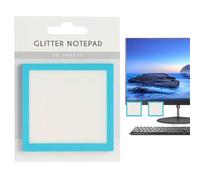 Nadsrpn Blocs adhésifs | Bloc-notes à paillettes - Marqueur de page auto-adhésif - Fournitures de bureau pour l'école, la salle de classe, l'étude, le bureau, les livres d'annotation