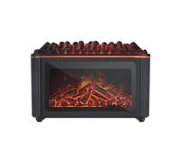 Nadsrpn Diffuseur d'arômes de cheminée pour la maison | Humidificateur ultrasonique silencieux de 160 ml avec 7 couleurs de flamme | Machine à huile diffuseur | Pour chambre à coucher, bureau, voiture