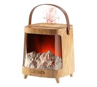 Nadsrpn Humidificateur d'incendie - Humidificateur d'air à flamme légère 7 couleurs - 200 ml - Télécommande intelligente ultra silencieuse avec minuterie et machine à parfum pour comptoir, chambre