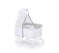 NAF Berceau + Textile et Voile Stars and Dots, Couleur Arc-en-Ciel et Gris, 8 g