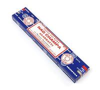 Nag Champa 4250217944949 Satya Sai Baba Agarbatti Bâton d'Encens Noir 15 g Boîte de 12 Paquets