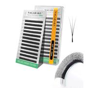NAGARAKU Narrow 3D W Cils 0.07 D 10mm Mat Noir Volume Russe Éventails