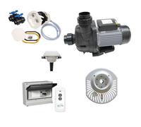 Nage à contre-courant Jet Vag Junior PRO avec télécommande - Kit complet 3 cv Mono, Version à fixer sur une paroi