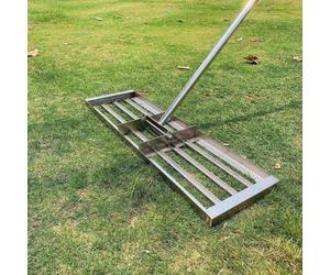 Nain de jardin avec poignée en acier inoxydable - Nain de jardin de 91 cm x 25 cm pour le compost et les engrais