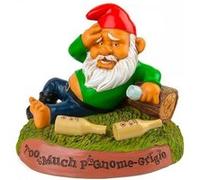 Nain de jardin bourré gnome ivre humour Multi G