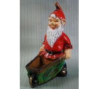 Nain design avec brouette Garden Statue Sculpture Figures Sculptures Deko Nouveau