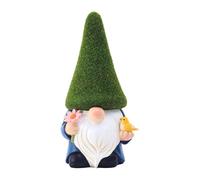 Nains de jardin amusants, statue de nain de jardin - Sculpture d'ornements de dessin animé de sans visage en résine de - Statues d'extérieur de gnomes résistantes aux intempéries pour porches