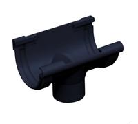 Naissance centrale supplémentaire pour gouttière - FIRST PLAST - Sortie Ø80 - Anthracite