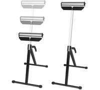 NAIZY 2x Chevalet à Roulettes 68-107 cm support Servantes à rouleau pliable avec pieds antidérapants acier, max. jusqu'à 60 kg