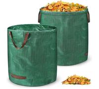 NAIZY Sacs de jardin Lot de 2 sac jardin 272L Sacs de déchets jardin résistants Sac à déchets de Jardin Sac déchet en PP robuste