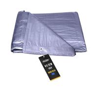 Najder Bâche 12 x 15m Standard Bleu 50g Bâche de Protection Bâche tissée Bâche multifonctionnelle Bâche renforcée avec œillets en Aluminium de Meubles de Jardin, matériaux, Construction, Protection