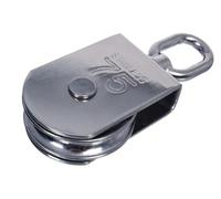 NAJDER Bloc de Poulie en Acier Inoxydable Diamètre 100 mm, Poulie de Levage Charge de Rupture 3270 kg, Poulie de Mouflage pour Cordes Diamètre Max. 16 mm, Robuste et Durable