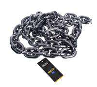 NAJDER Chaîne en Acier Inoxydable à Maillons Courts 15 m, Chaîne Inox 8 mm, Charge Maximale de 3000 kg, DIN 766, A4-AISI 316 pour Construction, Ancrage, Bricolage, Clôture