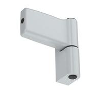 NAJDER Charnière pour Porte PVC Jocker 120 kg Hateur de la Feuillure: 20.5 mm, Paumelle en Zamak, Structure Monolithique, Anti-effraction, Couleur: Argent