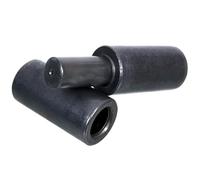NAJDER Charnière tournée pour Portes et Portails à Battants Ø14 x 70 mm sans Boule, Charnière Gond à Souder, Roulement sans Boule, Paumelle de Porte, Pivot de Porte (10 pièces)