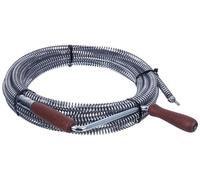 NAJDER Furet Déboucheur de Tuyau Professionnel avec Tête Griffe Soudée 18mm x 10m, Spirale de Nettoyage de Tuyaux, Débouchage Canalisation, Sonde de Debouchage pour Évier de Cuisine, Baignoire